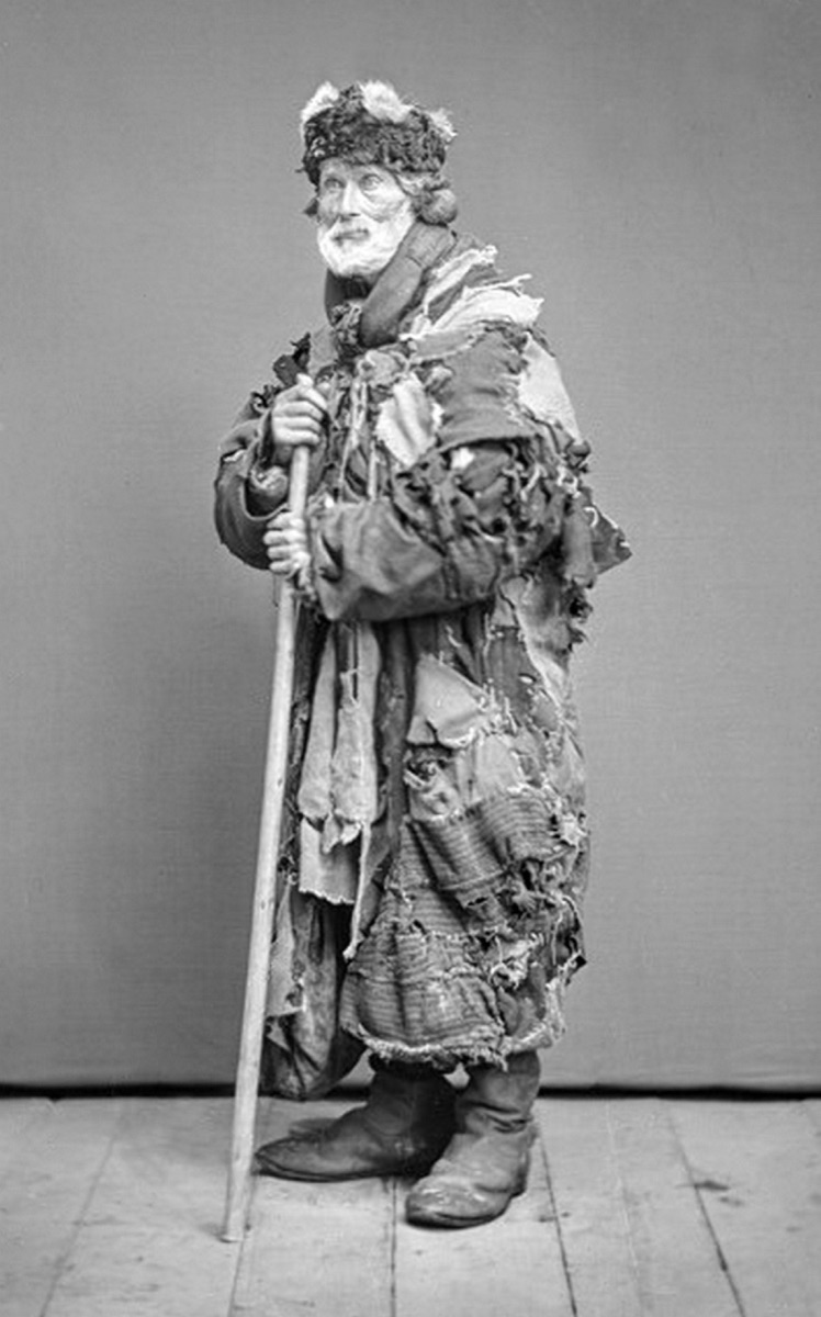 Portret krakowskiego dziada, fotografia Ignacego Kriegera z 1866 roku.