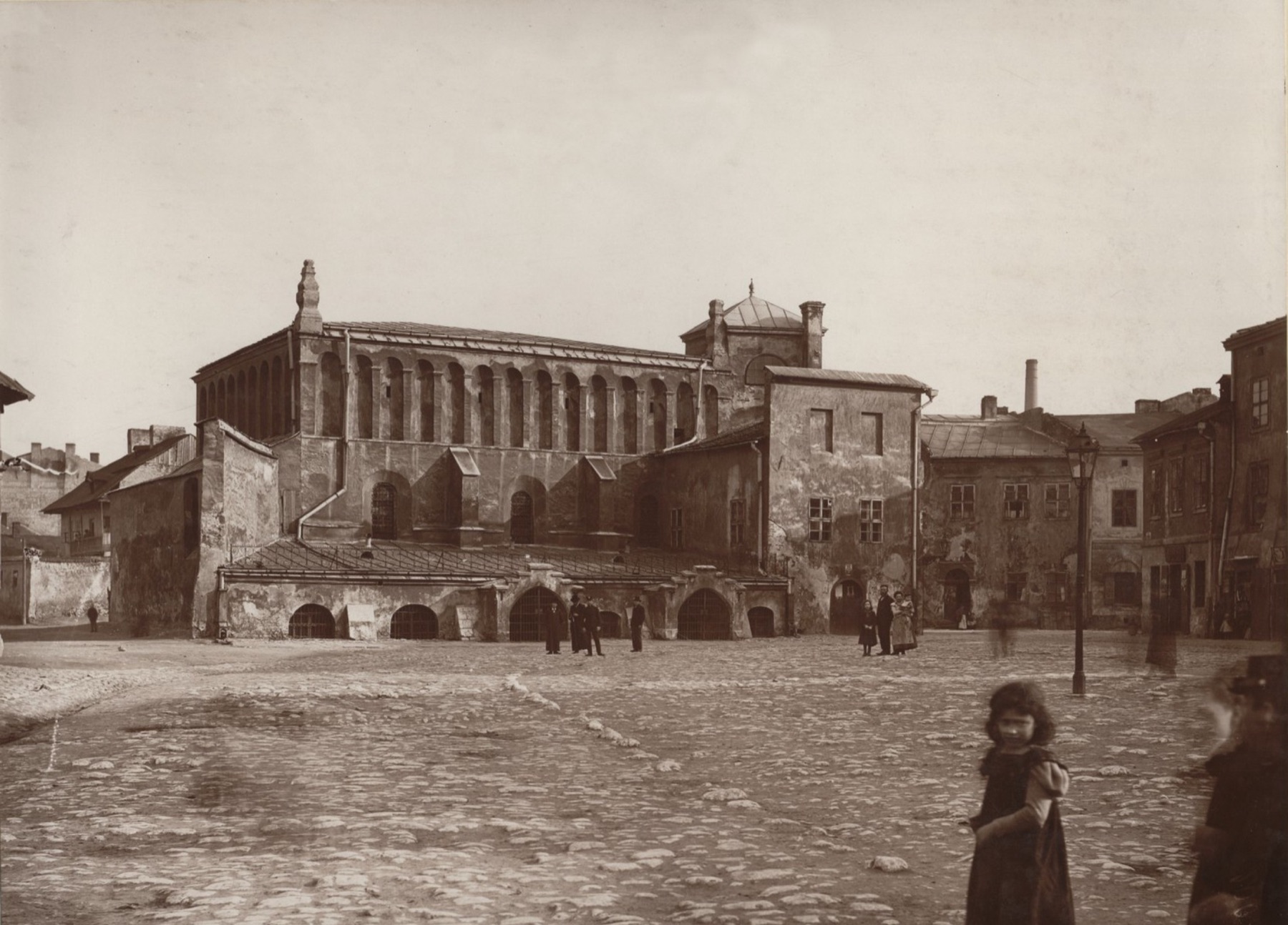 Stara Synagoga na Kazimierzu w 1875 roku.